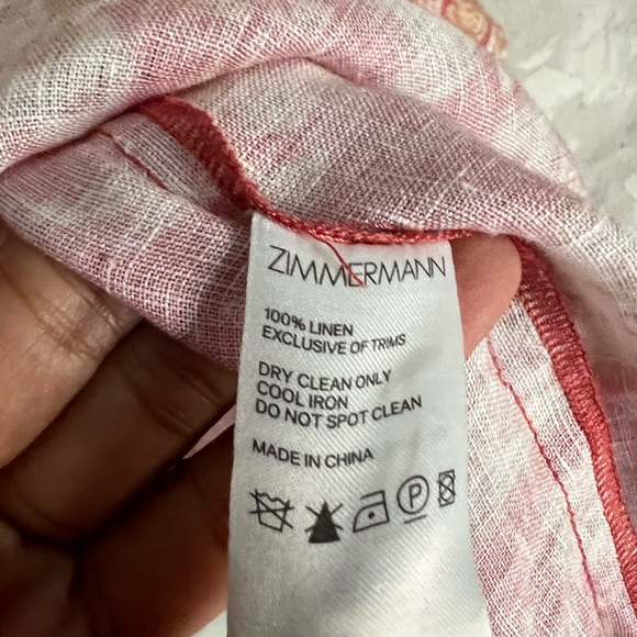 ❌🚫SOLD🚫❌ Zimmermann Veneto Border Short Dress - Picture 13 of 14